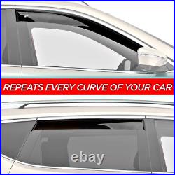 Wide 3,9 In Side Window Visors Sun Rain Guard Deflectors For BMW 1 F20 2011-2019 Wide 3,9 In Side Window Visors Sun Rain Guard Deflectors For BMW 1 F20 2011-2019