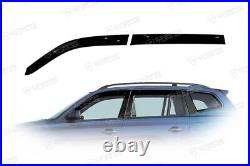 Wide 3,9 In Side Window Visors Sun Rain Guard Deflectors For BMW X3 E83 2003-10