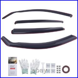 Wind Deflectors 4pc Tinted for BMW 3 Series F30 2012-2018 4 Door Saloon