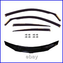 Wind Deflectors Hood Protector Fits BMW 1 Series E87 2004-2010 Combo Set SCOUTT