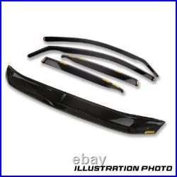 Wind Deflectors Hood Protector Fits BMW 1 Series E87 2004-2010 Combo Set SCOUTT