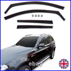 Wind Deflectors & Hood Protector Fits BMW X3 E83 2003-2010 5pcs Combo Set SCOUTT