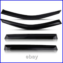 Wind Deflectors Rain Guard Set for BMW X5 F15 2013-2018 Black Tinted Mount 4pcs