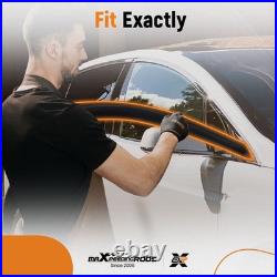 Wind Deflectors Rain Guard Set for BMW X5 F15 2013-2018 Black Tinted Mount 4pcs