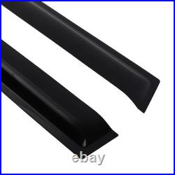 Wind Deflectors Rain Guard Set for BMW X5 F15 2013-2018 Black Tinted Mount 4pcs