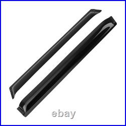 Wind Deflectors Rain Visors for BMW X5 E53 1999-2006 Outside Mount Black Tinted