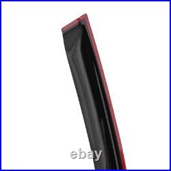 Wind Deflectors Rain Visors for BMW X5 E53 1999-2006 Outside Mount Black Tinted