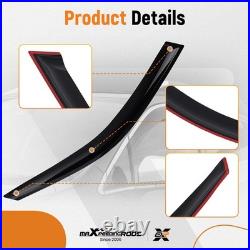Wind Deflectors Visor Kit Set for BMW X5 F15 2013-2018 Black Tinted Mount 4pcs