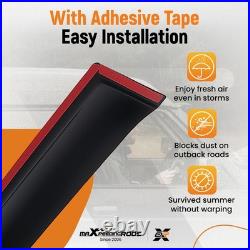 Wind Deflectors Visor Kit Set for BMW X5 F15 2013-2018 Black Tinted Mount 4pcs