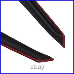 Wind Deflectors Visor Kit Set for BMW X5 F15 2013-2018 Black Tinted Mount 4pcs