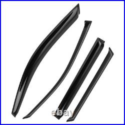Wind Deflectors Visor Set for BMW X5 E53 1999-2006 Black Tinted Outside Mount