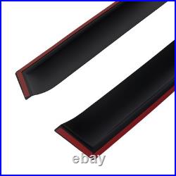 Wind Deflectors Visor for BMW X5 F15 2013-2018 Outside Mount Black 4pc Set