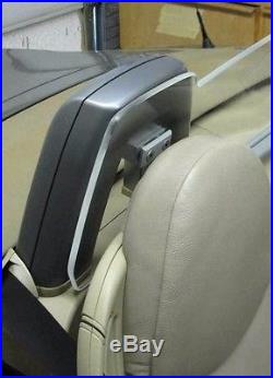 Wind Restrictor Deflector Screen for BMW Z4 Clear Silver bracket tan interior
