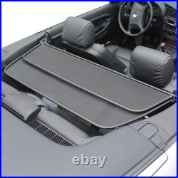 Wind deflector fits a BMW 3-Series E36 windblocker 1993-2000 Black WINDSTOP