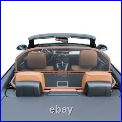 Wind deflector fits a BMW 3-Series E93 windblocker 2007-2013 Brown WINDSTOP