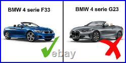 Wind deflector fits a BMW 4 Series F33, F83, M4 windblocker 2013 2020 Black