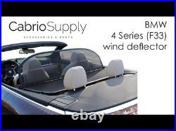 Wind deflector fits a BMW 4-Series F33, F83 windblocker 2013-2020 Beige