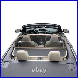 Wind deflector fits a BMW 4-Series F33, F83 windblocker 2013-2020 Beige