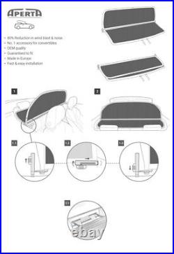 Wind deflector fits a BMW 6 Series E64 windblocker 2004 2010 #c6b280 WINDSTOP