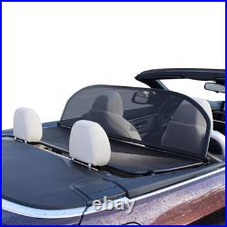Wind deflector fits a BMW M4 F83 windblocker 2013-2020 Black WINDSTOP