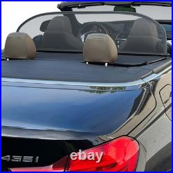 Wind deflector fits a BMW M4 F83 windblocker 2013-2020 Black WINDSTOP