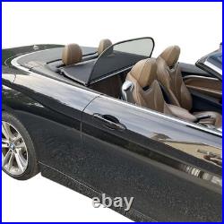Wind deflector fits a BMW M4 F83 windblocker 2013-2020 Black WINDSTOP