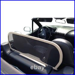 Wind deflector fits a BMW Z3 E36 windblocker 1996-2003 Beige WINDSTOP