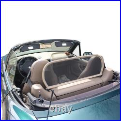 Wind deflector fits a BMW Z3 E36 windblocker 1996-2003 Beige WINDSTOP