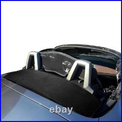 Wind deflector fits a BMW Z4 E85 windblocker 2003-2009 Black WINDSTOP