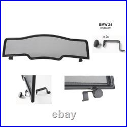 Wind deflector fits a BMW Z4 E85 windblocker 2003-2009 Black WINDSTOP