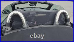 Wind deflector for BMW Mini Roadster R 59 manufactured 2011-2015 with Hook an