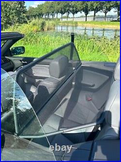 Windblocker for BMW E46 (2000-2007) Convertible Wind Deflector Black Windblocker for BMW E46 (2000-2007) Convertible Wind Deflector Black