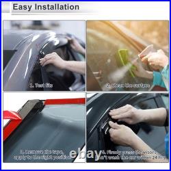 Window Deflectors for BMW X6 2008-2014 Side Window Vent Visors Black 1 Set