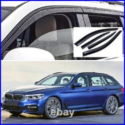 Window Vent Visors Wind Deflectors Rain Guard for 2018-2024 BMW 5 Series Touring