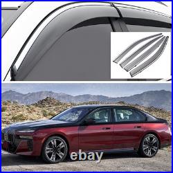 Window Visor Wind Deflector Rain Guard for 2023-2026 BMW 7-Series 730d 740d 740i