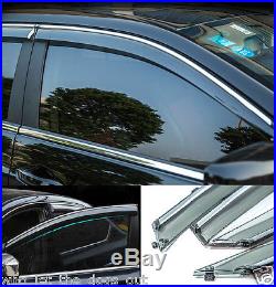 Window Visor/wind Deflector Vent Rain Guard Fitting Bmw 5 Series