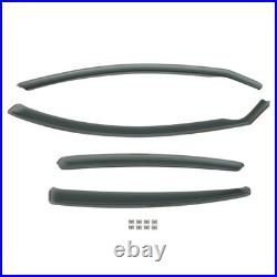 Window Visors Rain Guards for BMW 3 Series 2005-2012 Smoke Tinted 4-Piece Set