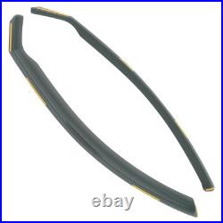 Window Visors Rain Guards for BMW 3 Series 2005-2012 Smoke Tinted 4-Piece Set