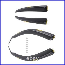 Window Visors Rain Guards for BMW 3 Series F30 2012-2018 In Channel Mount Black
