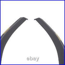 Window Visors Rain Guards for BMW 3 Series F30 2012-2018 In Channel Mount Black