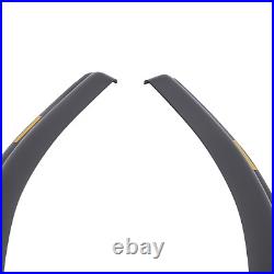 Window Visors Rain Guards for BMW 3 Series F30 2012-2018 In Channel Mount Black