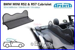 Windschott Bmw Mini R52 & R57 Cabriolet 2004-2015 Windstop Deflector