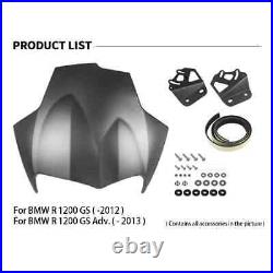 Windscreen Windshield Wind Deflectors For BMW R1200GS -2012 R1200GS ADV -2013