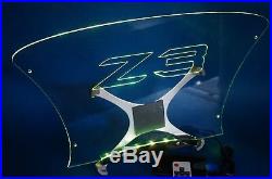 Z3 WIND WINDSCHOTT illuminated DEFLECTOR ENGRAVED bmw STANDARD ROLL BARS