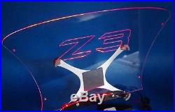 Z3 WIND WINDSCHOTT illuminated DEFLECTOR ENGRAVED fit BMW STANDARD ROLL BARS