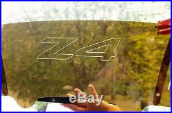 Z4 02-08 E85 Windscreen Wind Deflector defender tinted- engraved bmw