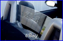 Z4 e85 wind defender windscreen wind deflector glass block bmw windabweiser